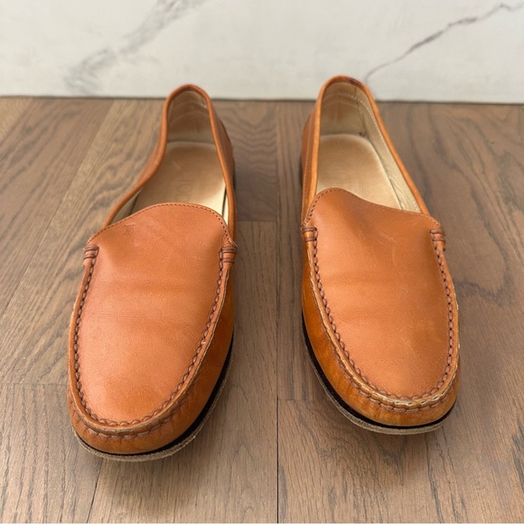 Tod’s Gommini Leather Driving Loafers in Camel Leather Size 40 EU / 10 US - Picture 8 of 8